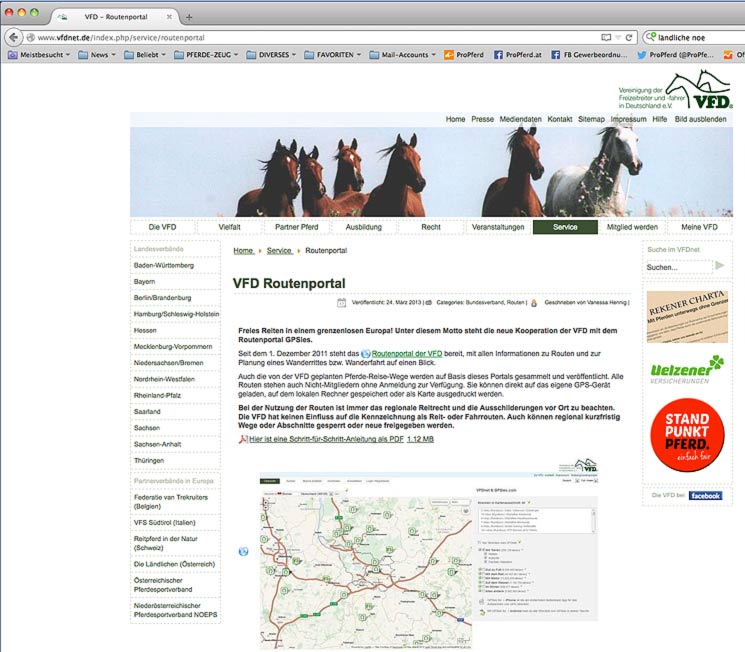 Das VFD-Routenportal bietet nun noch mehr Möglichkeiten und bessere Filter- und Suchfunktionen.